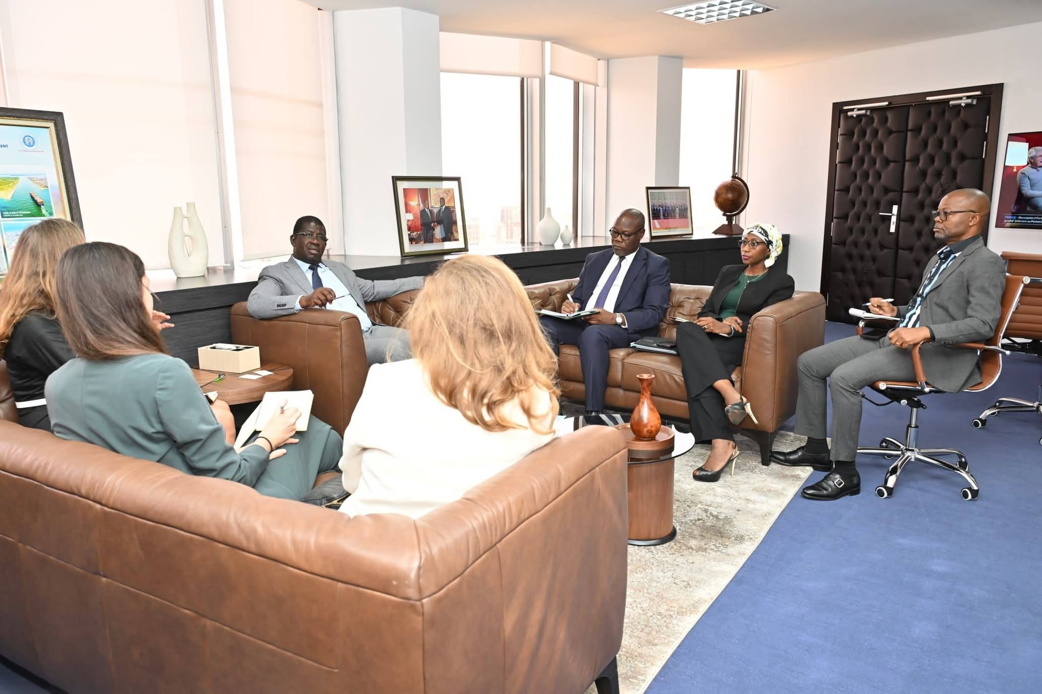 COOPÉRATION BILATÉRALE: HIEN SIE ECHANGE AVEC l’Ambassadrice du Royaume de Belgique en Côte d’Ivoire