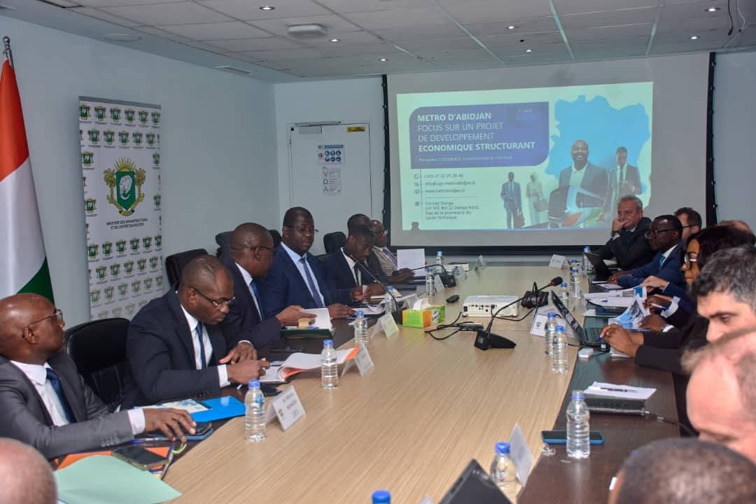 MOBILITÉ URBAINE : LE MINISTRE FAIT LE POINT SUR LE PROJET DU MÉTRO D’ABIDJAN