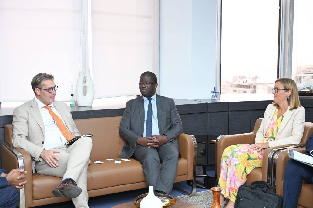 LE MINISTRE YACOUBA HIEN SIÉ ÉCHANGE AVEC UNE DÉLÉGATION D’ENABEL ET DU PORT D’ANVERS-BRUGES